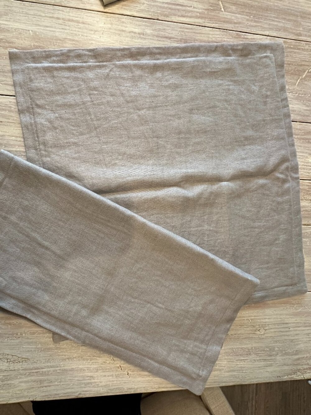 Pottery Barn 20" X 20" Linen Pillow Covers - 2 pieces